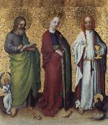 Saints Matthew,Catherine of Alexandria and John the Vangelist, Stefan Lochner